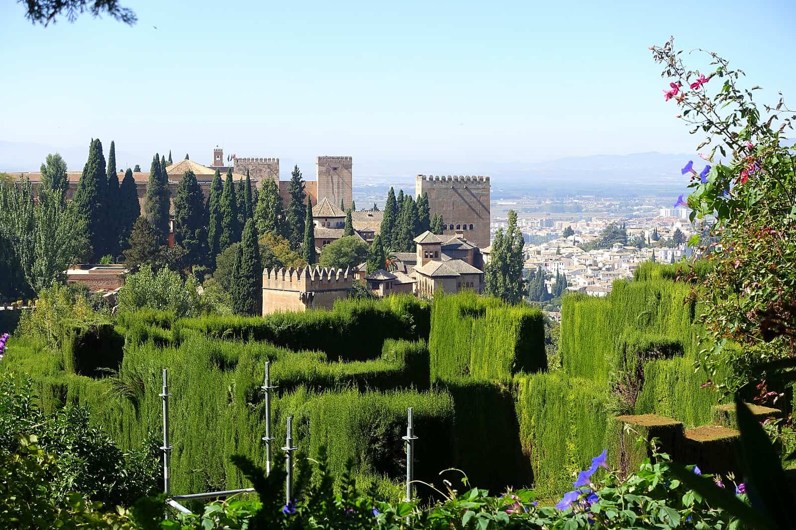View of Alhambra from Generalife - Granada, Spain - DSC07872